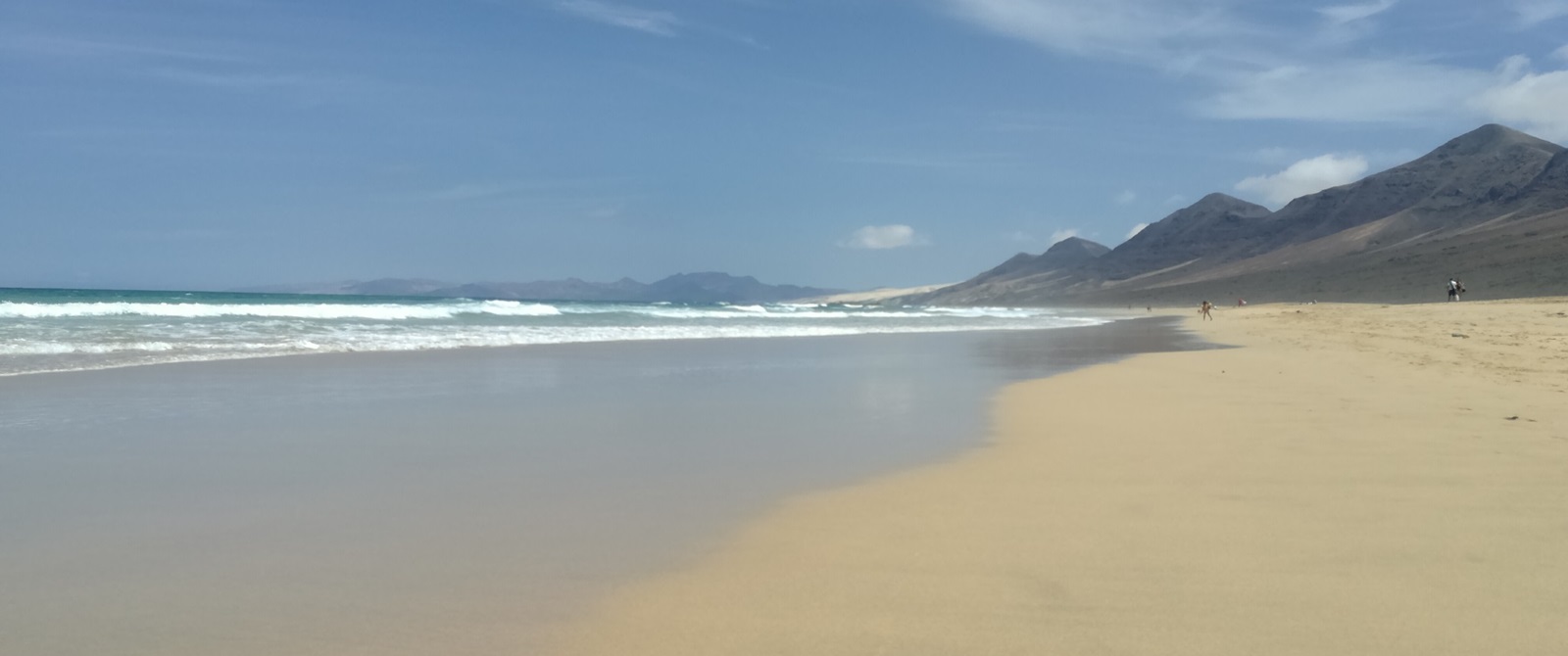 POV auf dem Strand von Cofete